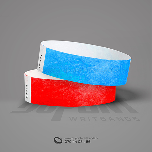  solid colour One time use Identification Wristband also known as paper hand bands